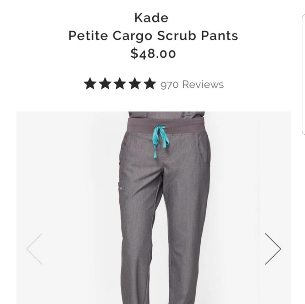 Figs Kade Pants in Graphite SP